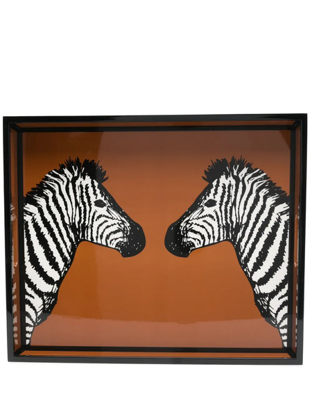  Jonathan Adler Zebra Tray - Brown 