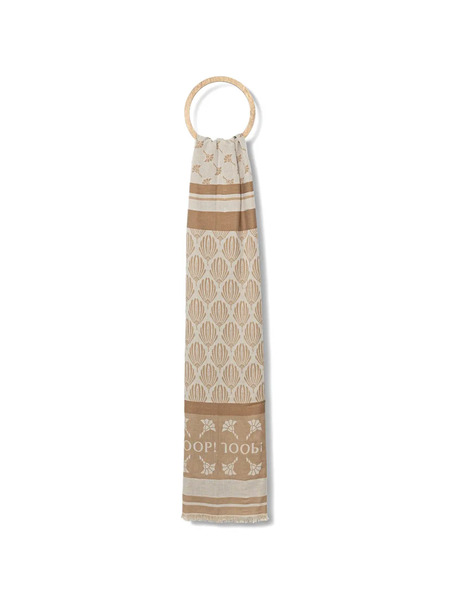  Joop! Alessia Fringed-hem Scarf - Neutrals 
