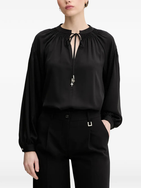  Joop! Brigida Tie-neck Blouse - Black 