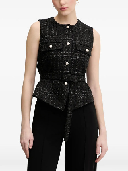  Joop! Viola Tweed Vest - Black 