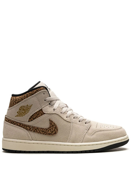  Jordan Air Jordan 1 Mid brown Elephant Sneakers - Neutrals 