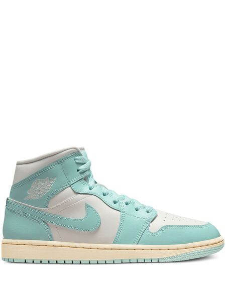  Jordan Air Jordan 1 Mid sail/light Dew/muslin Sneakers - Green 
