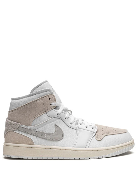  Jordan Air Jordan 1 Mid Se Craft tech Grey Sneakers - Neutrals 