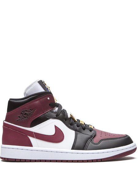  Jordan Air Jordan 1 Mid Se gold Pendants Sneakers - Red 