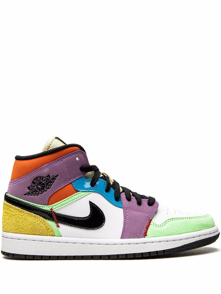  Jordan Air Jordan 1 Mid Se lightbulb Sneakers - Purple 