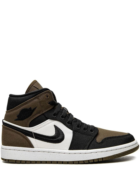  Jordan Air Jordan 1 Mid Se olive Toe Sneakers - Green 