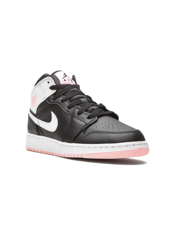  Jordan Kids Air Jordan 1 Mid arctic Punch Sneakers - Black 