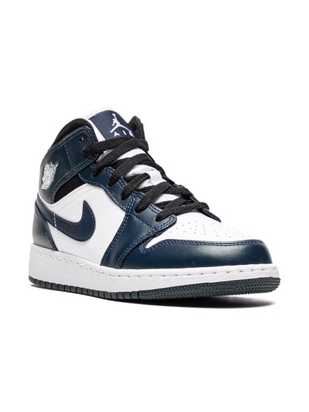 Jordan Kids Air Jordan 1 Mid armory Navy Sneakers - Blue 