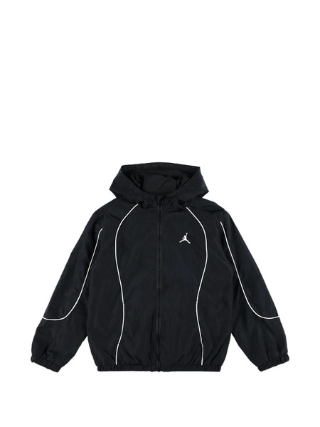  Jordan Kids Hooded Piping Jacket - Black 