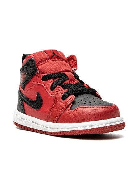  Jordan Kids Jordan 1 Mid gym Red Sneakers 