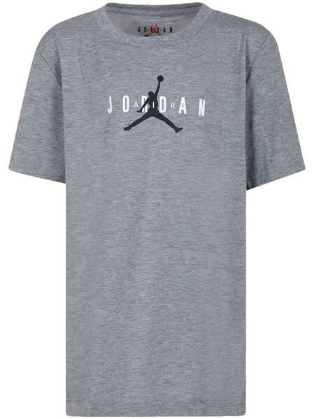  Jordan Kids Jumpman Logo-print T-shirt - Grey 
