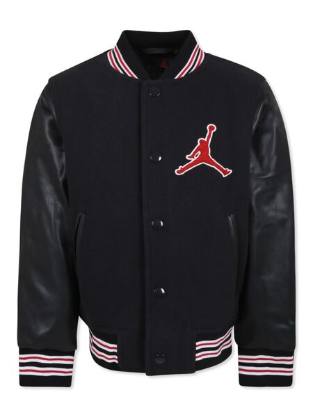  Jordan Kids Jumpman Varsity Jacket - Black 