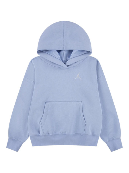  Jordan Kids Logo-embroidererd Hoodie - Blue 