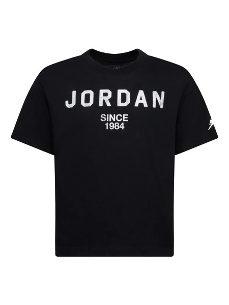  Jordan Kids Logo-print T-shirt - Black 
