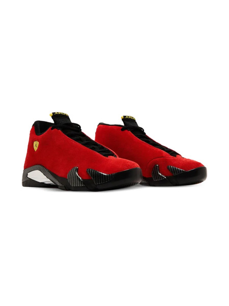  Jordan Kids X Ferrari Air Jordan 14 Retro challenge Red/black Sneakers 