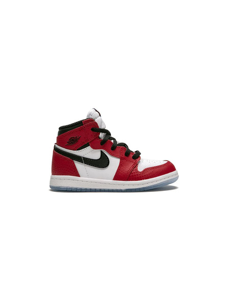  Jordan Kids X Spider-man Jordan 1 Retro High Og origin Story Sneakers - Red 