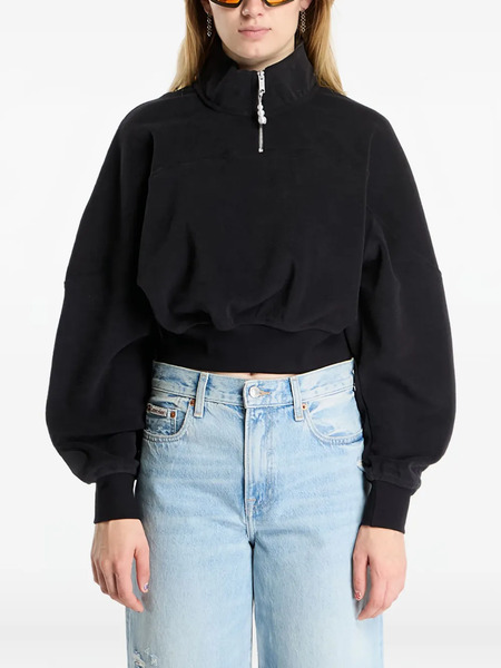  Jordan Quarter-zip Flight Fleece Top - Black 