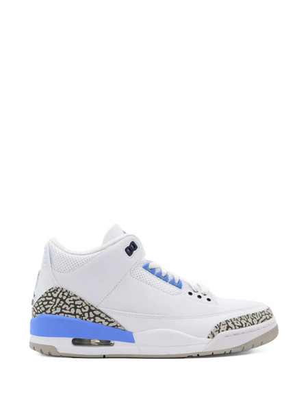  Jordan Jordan 3 Unc Pe Pattern Sneakers - White 