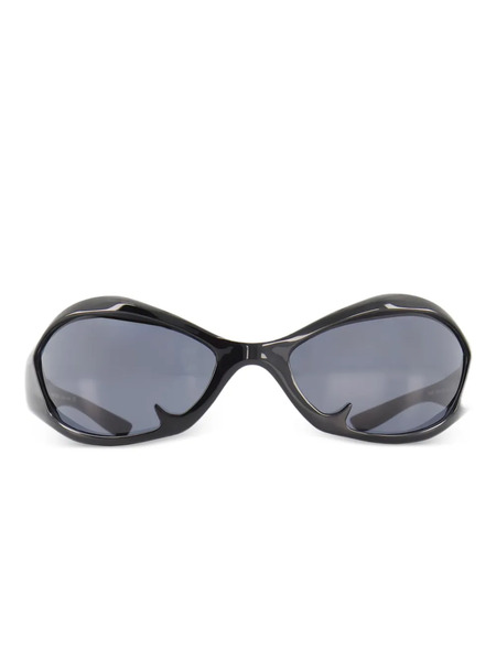  Jordanluca Xp1 Geometric-frame Sunglasses - Black 