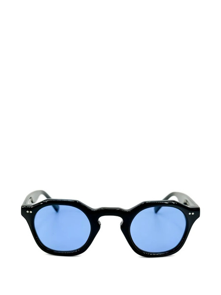  Josef Miller Milton Round-frame Sunglasses - Black 