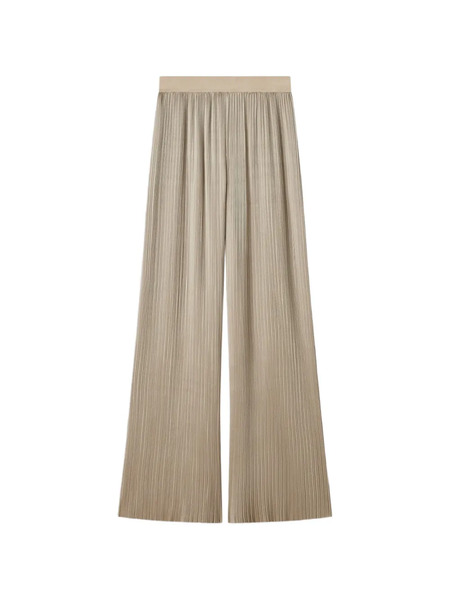  Joseph Amber Pleated Satin Trousers - Neutrals 