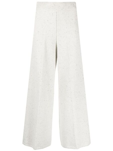  Joseph Flared Tweed Cropped Trousers - Neutrals 