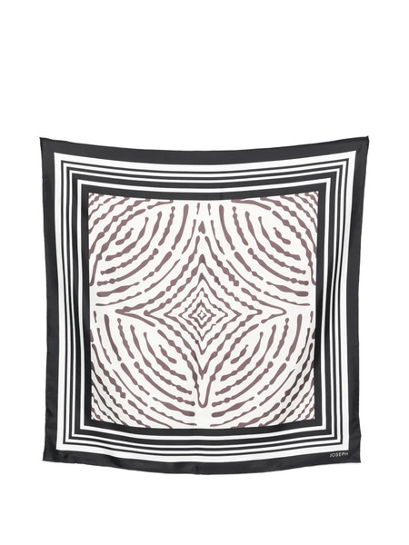 Joseph Large Saff Silk Scarf - White 