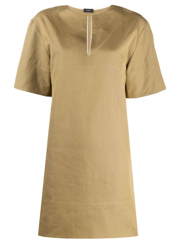  Joseph Long-line Tunic Top - Green 