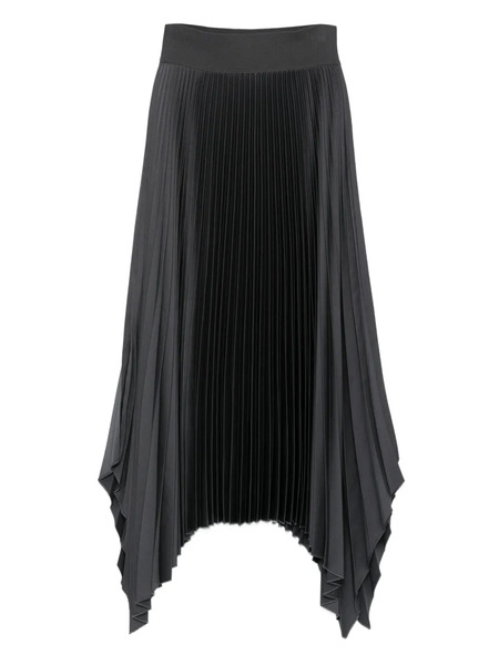  Joseph Pleated Asymmetric-hem Midi Skirt - Grey 