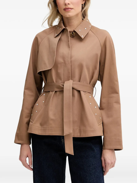  Joseph Ribkoff Embellished Belted Jacket - Neutrals 