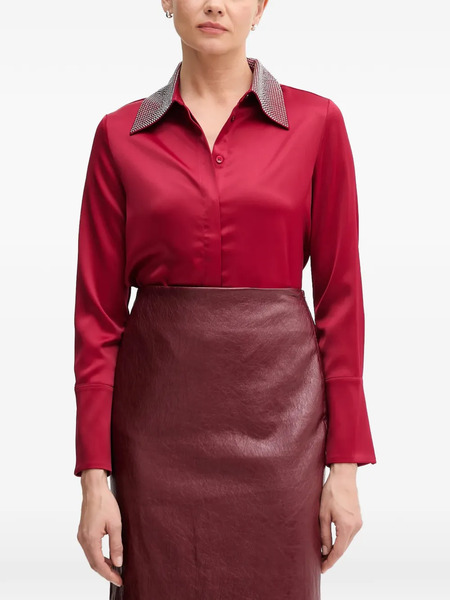 Joseph Ribkoff Embellished Collared Shirt 