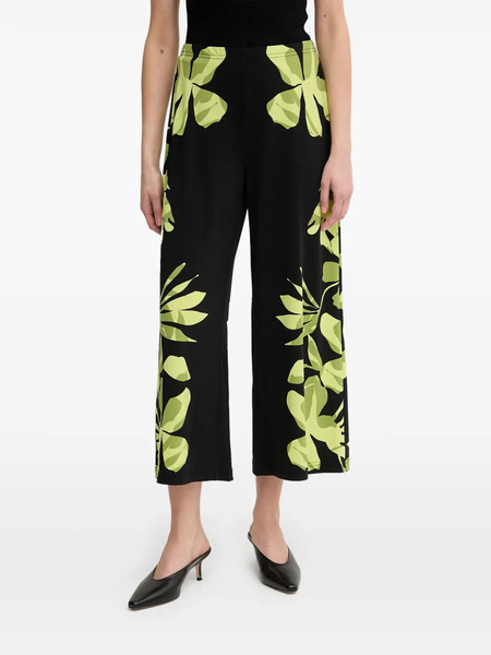  Joseph Ribkoff Floral Trousers - Black 
