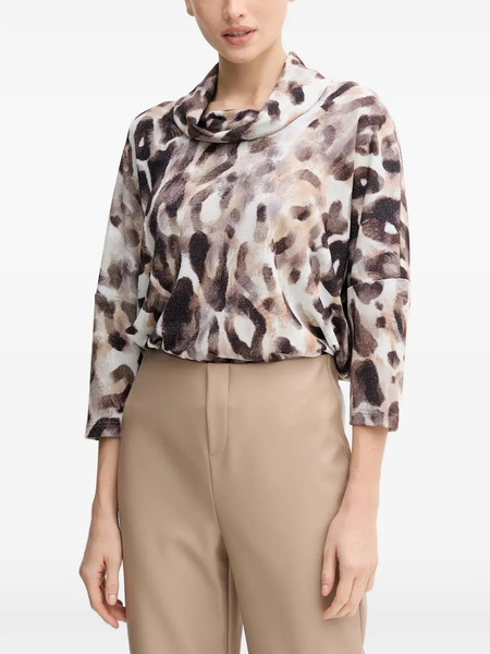  Joseph Ribkoff Long-sleeve Buttoned Top - Neutrals 