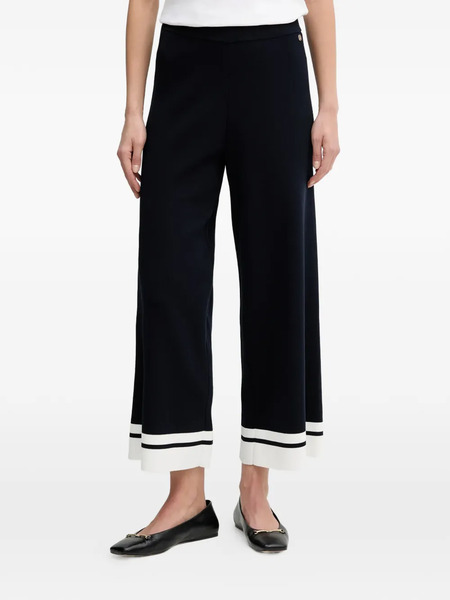  Joseph Ribkoff Striped Cropped Trousers - Blue 