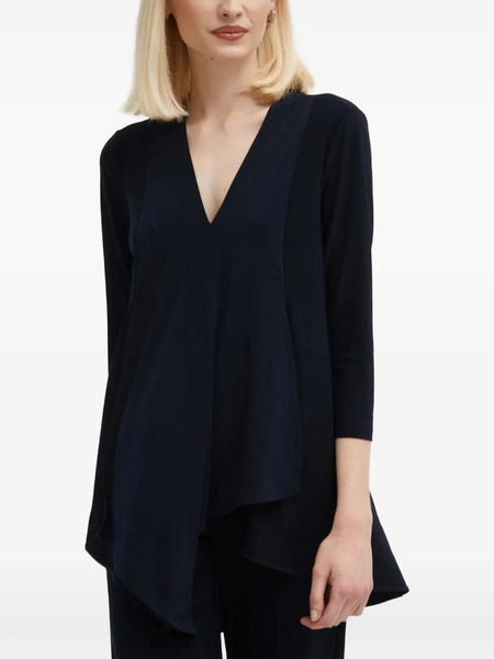  Joseph Ribkoff V-neck Layered Top - Blue 