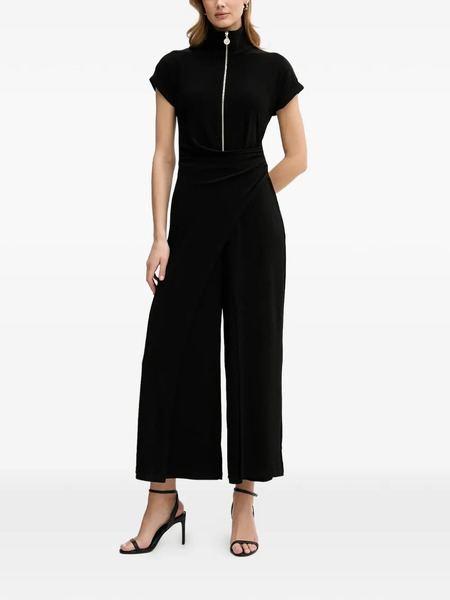  Joseph Ribkoff Zip High-neck Jumpsuit - Black 
