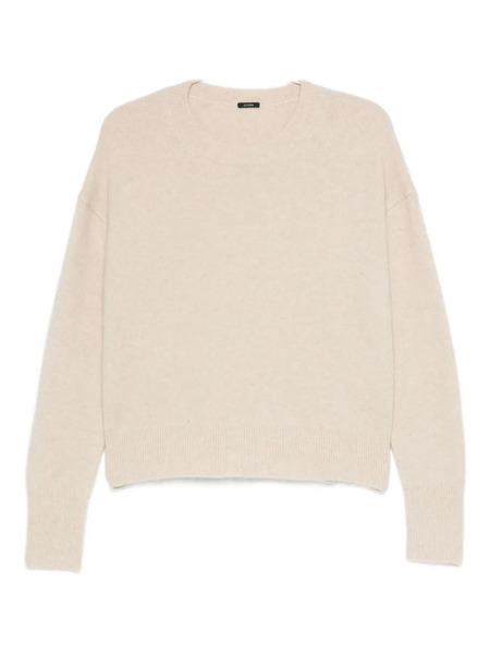  Joseph Round-neck Cashmere Sweater - Neutrals 