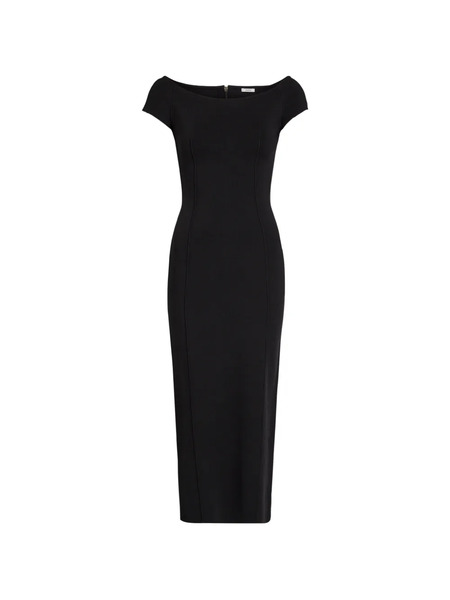  Joseph Short-sleeve Midi Dress - Black 