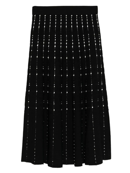  Joseph Striped Midi Skirt - Black 