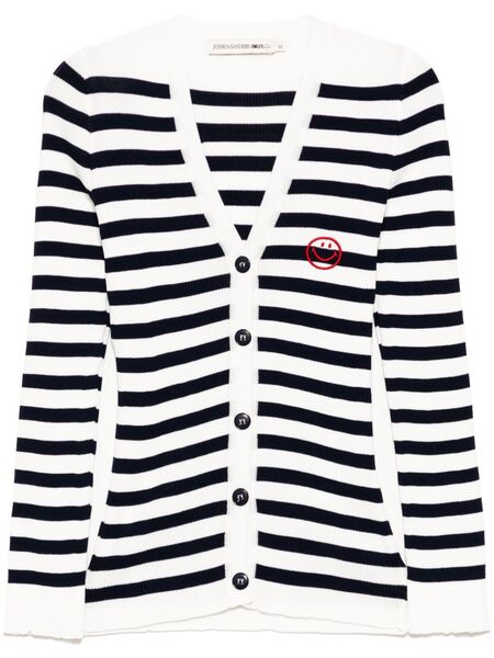  Joshua Sanders Round Smile Cardigan - Blue 