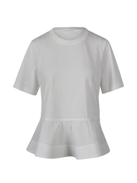  Jovonna Flared-hem T-shirt - White 
