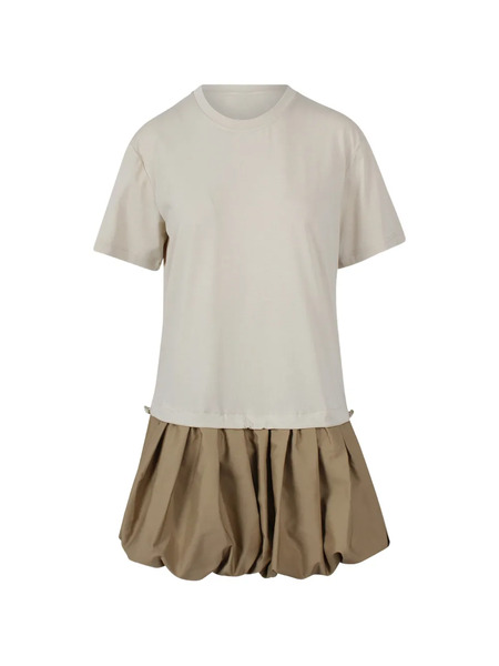  Jovonna T-shirt Bubble Mini Dress - Neutrals 