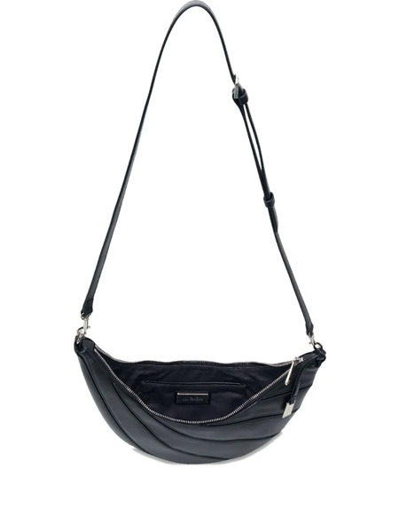  Joy Gryson Pleated Crescent Shoulder Bag - Black 