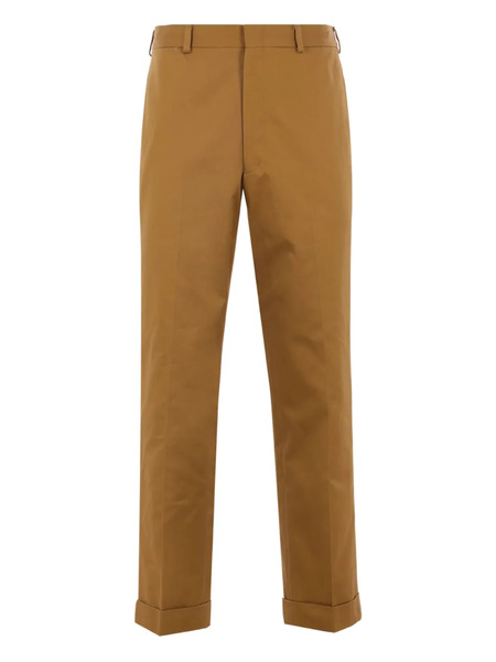  J.press Gabardine Chino Trousers - Brown 