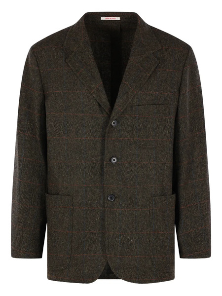  J.press Herringbone-pattern Blazer - Brown 