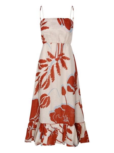  Juan De Dios Re2550281 Ecr Ecru/orange Gladiolos - Neutrals 