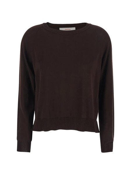  Jucca Perforated Sweatshirt - Brown 