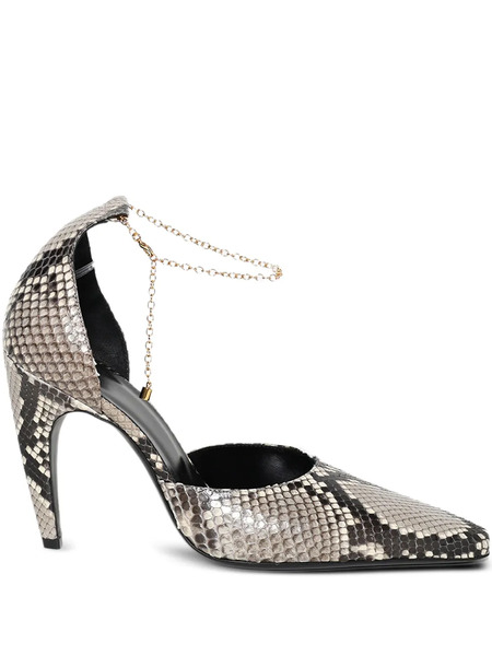  Jude 105mm Faith Heeled Pumps - Grey 