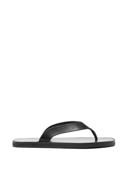  Jude Vermelho Flat Slide - Black 