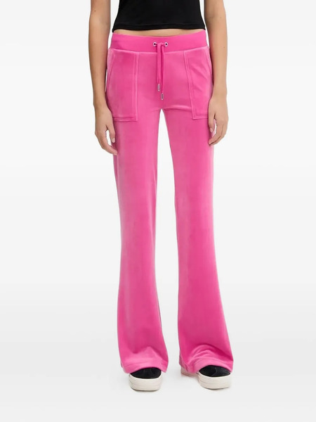 Juicy Couture Flap-pocket Drawstring Trousers - Pink 
